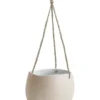 Garden To Table Hanging Planter Small White Speckle