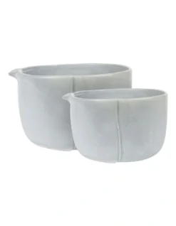 Robert Gordon 36 Feast 3.5L & 1.5L 2pc Mixing Bowl Set Concrete