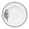 Matilda 22cm Bone China Bowl White/Black