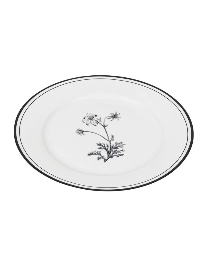 Matilda 19cm Bone China Plate White/Black Decal 4 Matilda 19cm Bone China Plate White/Black Decal - Image 2