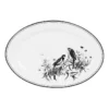 Matilda 36x24cm Bone China Platter White/Black