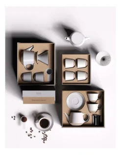 Robert Gordon Ritual Collection Coffee Set Matt Grey Blue With Raw Speckled Clay -Robert Gordon 829393030 4 720x928