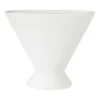 Florist Corner Scallop Vase White