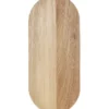 The Entertainer Serving Board Tapered Elm Wood