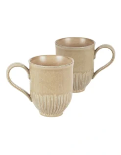 Robert Gordon 32 Crafted Mug Set Of 2 Umber