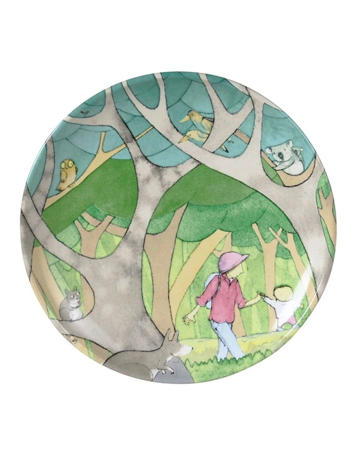 Robert Gordon X Alison Lester Hanging Wall Plate 19cm Walk In The Woods Multi 3 Robert Gordon X Alison Lester Hanging Wall Plate 19cm Walk In The Woods Multi