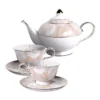 Robert Gordon X Louise Jones High Tea Set 5 Pieces (Teapot, 2 X Cup & Saucers) Blush