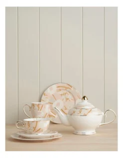 Robert Gordon X Louise Jones High Tea Set 5 Pieces (Teapot, 2 X Cup & Saucers) Blush -Robert Gordon 866611540 4 720x928