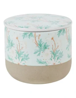 RGA X Louise Jones Flannel Flower Candle 8.5x7.5cm Blue