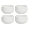Make & Made Condiment Dish Set Of 4 In White