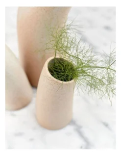 Life On Earth Small Duct Vase 8.5cmx15.5cm In Granite -Robert Gordon 957983320 4 720x928