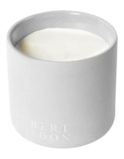 Life On Earth White Tea Fragrance Candle In Light Grey
