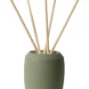 Life On Earth Puk Diffuser With Pear & Fresia Scented Sticks In Olive