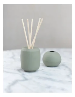 Life On Earth Acorn Diffuser With White Tea Scented Sticks In Light Grey -Robert Gordon 957985660 5 720x928