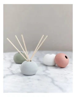 Life On Earth Acorn Diffuser With Fig Scented Sticks In Ochre -Robert Gordon 957985840 3 720x928