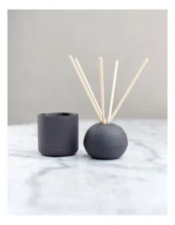 Life On Earth Acorn Diffuser With Fig Scented Sticks In Ochre -Robert Gordon 957985840 5 720x928