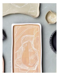 Robert Gordon X Juluwarlu Footed Tray In Tan -Robert Gordon 957986740 5 720x928