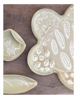 Robert Gordon X Juluwarlu Gatherers Bowl 28x6cm In Sage -Robert Gordon 957987460 4 720x928