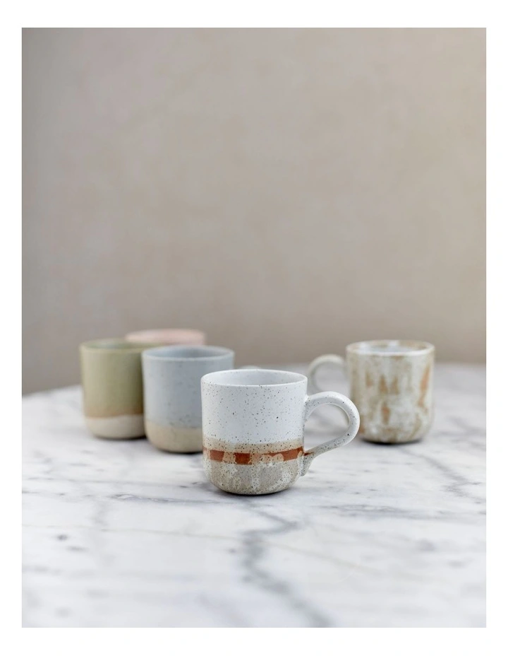 Solace Clay Mug With Reactive Glaze 350ml In Blush 6 Solace Clay Mug With Reactive Glaze 350ml In Blush - Image 4