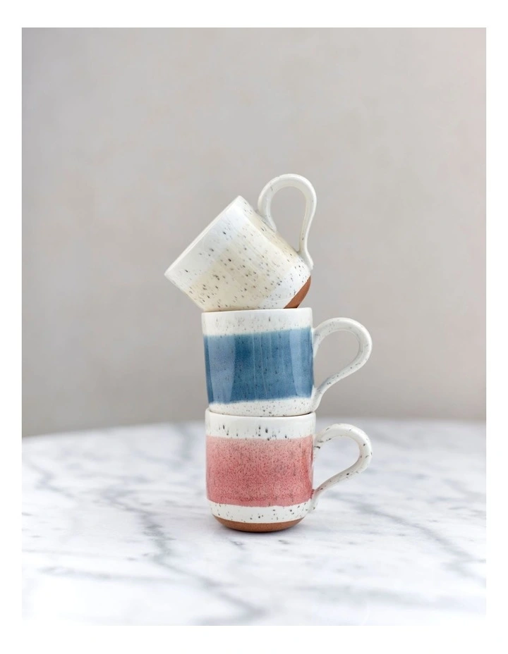 Solace Clay Mug With Reactive Glaze 350ml In Blush 7 Solace Clay Mug With Reactive Glaze 350ml In Blush - Image 5