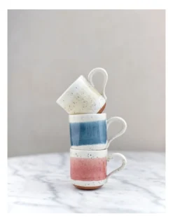 Solace Mediterranean Clay Mug With Reactive Glaze 350ml In Pink -Robert Gordon 957991240 4 720x928